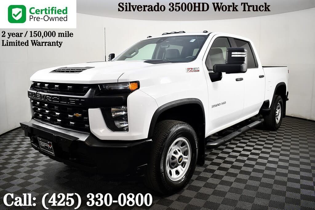 2021 Chevrolet Silverado 3500HD Work Truck Crew Cab 4WD
