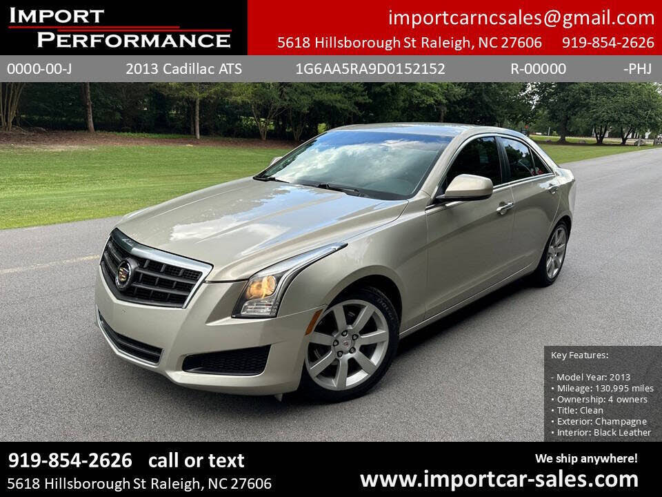 2013 Cadillac ATS 2.5L RWD