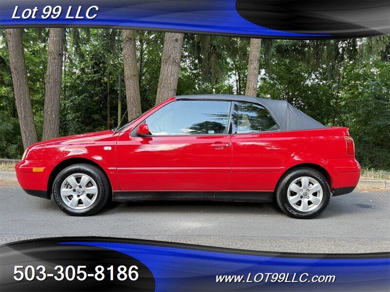 2001 Volkswagen Cabrio 2 Dr GLX Convertible