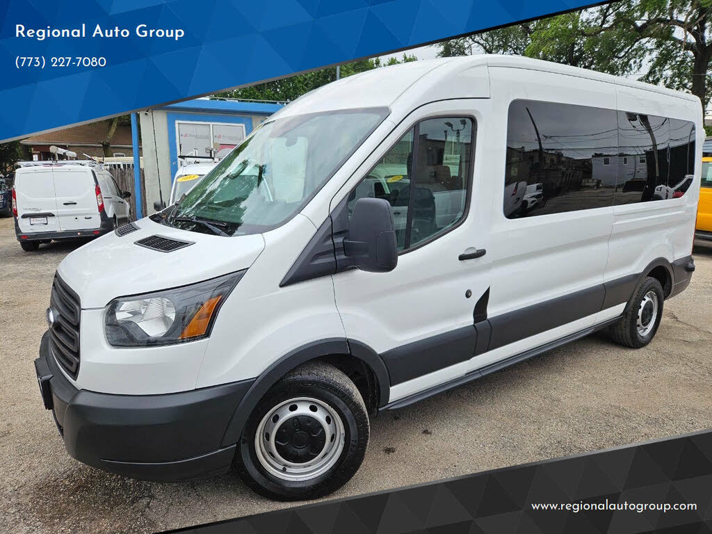 2015 Ford Transit Passenger 350 XL Medium Roof LWB RWD with Sliding Passenger-Side Door