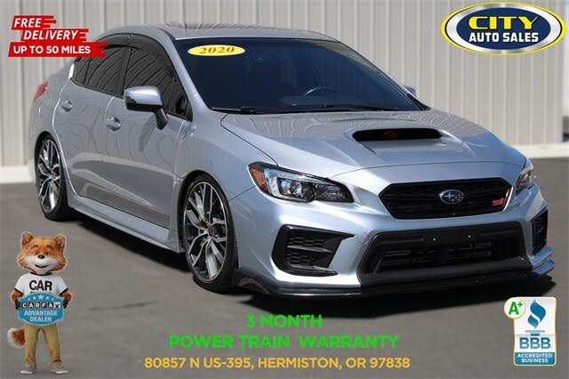 2020 Subaru WRX STI Limited AWD with Low Profile Spoiler