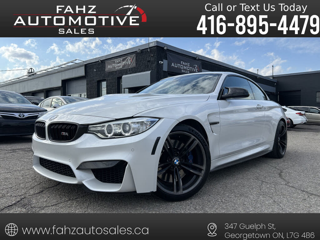 2017 BMW M4 Convertible RWD