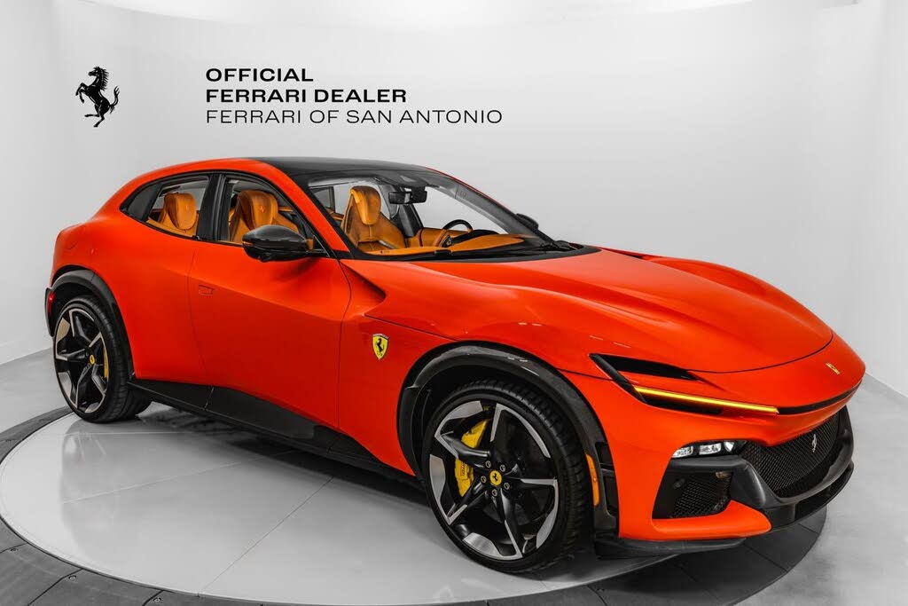 【新品未使用】Ferrari ✨Purosangue 写真カタログ5枚入り Ferrari Purosangue model in 1:8 scale in Red | Ferrari®