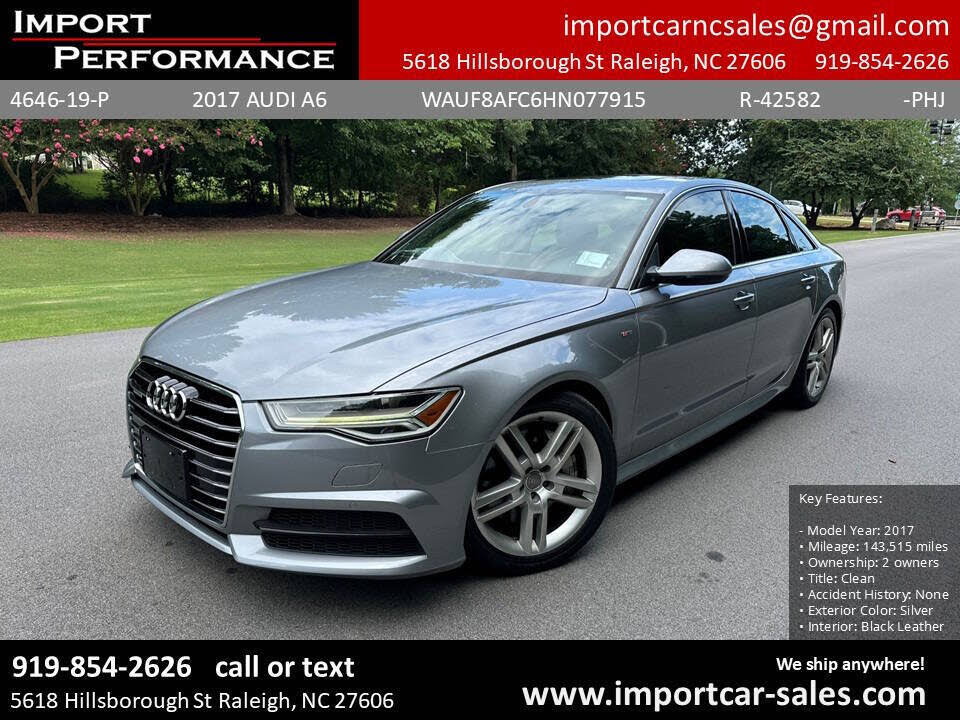 2017 Audi A6 2.0T quattro Premium Sedan AWD