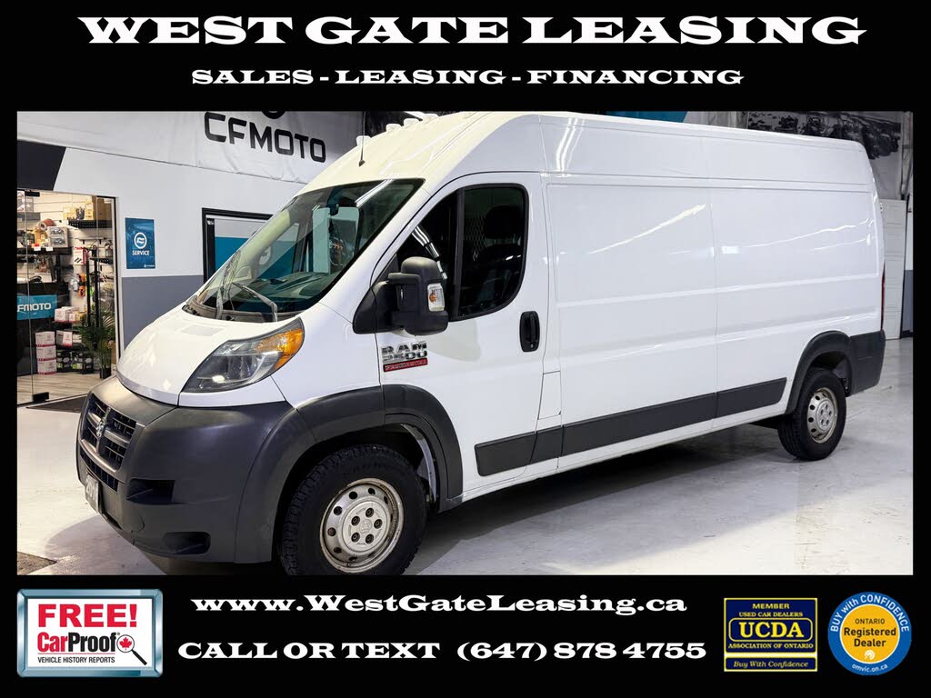 2016 RAM ProMaster 2500 159 High Roof Cargo Van