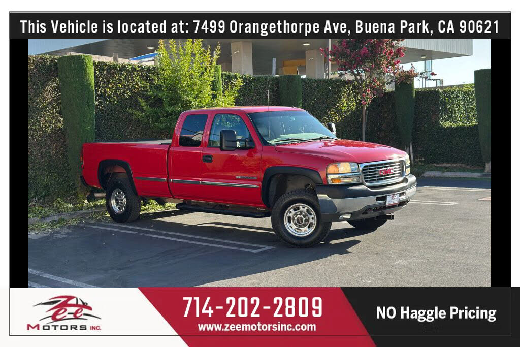 2001 GMC Sierra 2500HD 4 Dr SLT 4WD Extended Cab LB HD
