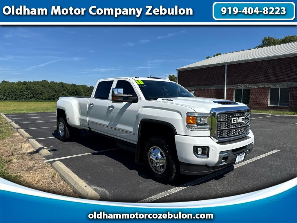2018 GMC Sierra 3500HD Denali Crew Cab LB DRW 4WD
