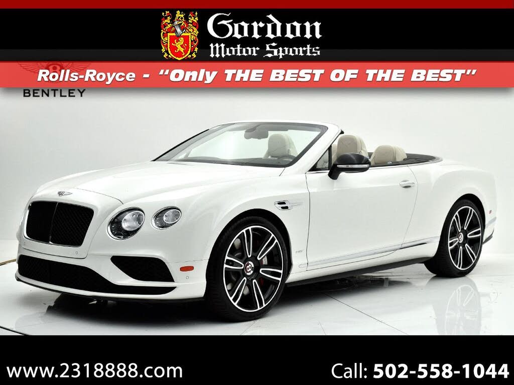 2016 Bentley Continental GTC V8 S AWD