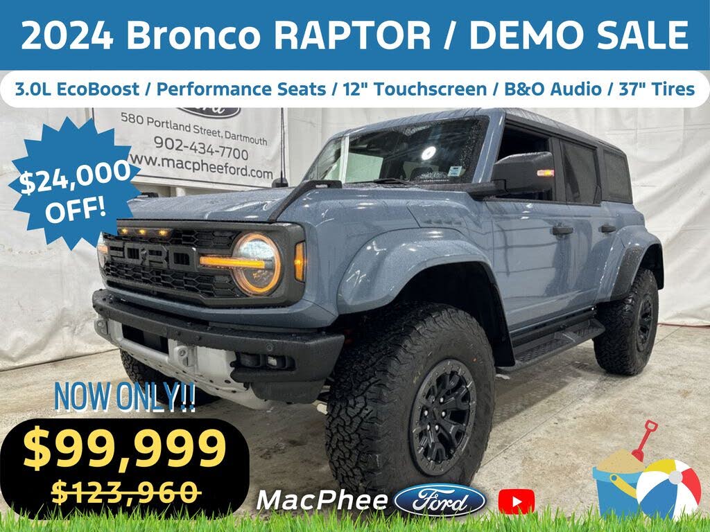 New Ford Bronco Raptor for Sale near Riverview, NB - CarGurus.ca