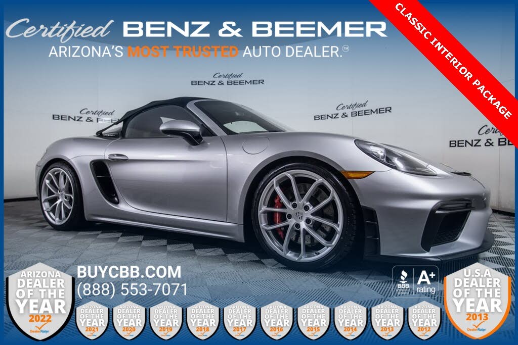 2022 Porsche 718 Boxster Spyder RWD