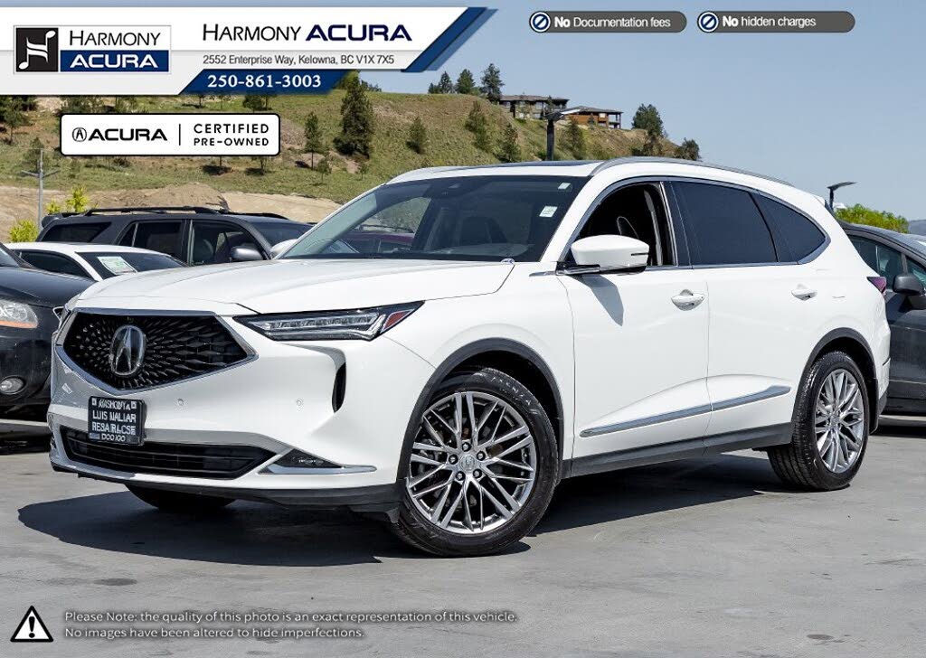 2022 Acura MDX SH-AWD with Platinum Elite