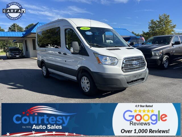 2018 Ford Transit Passenger 150 XLT Medium Roof RWD with Sliding Passenger-Side Door