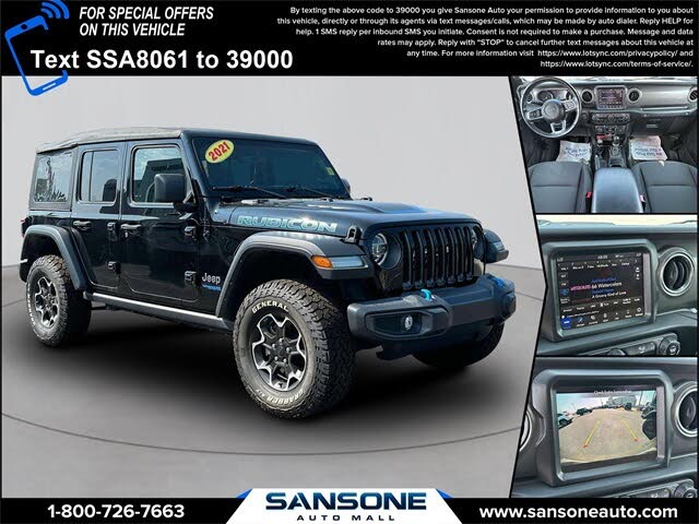 2022 Jeep Wrangler 4xe Rubicon 4WD
