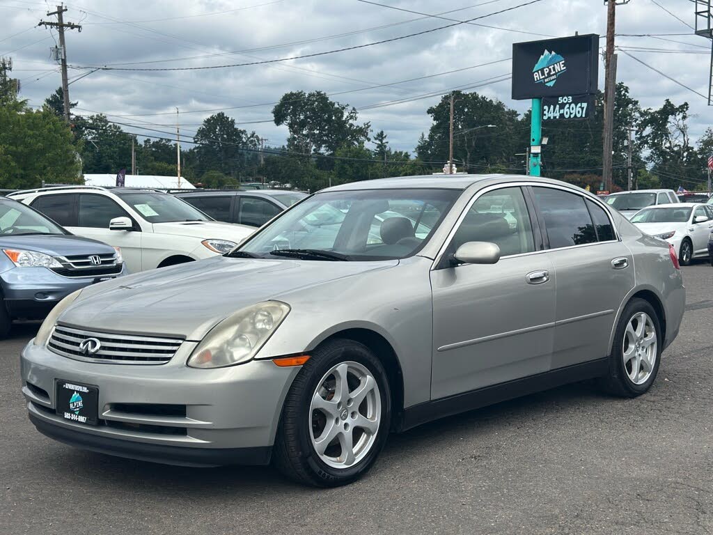 2003 INFINITI G35 Sedan RWD with Leather