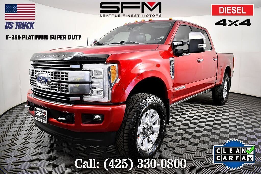 2018 Ford F-350 Super Duty Platinum Crew Cab 4WD