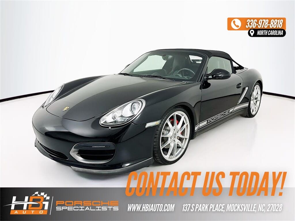 2011 Porsche Boxster Spyder RWD