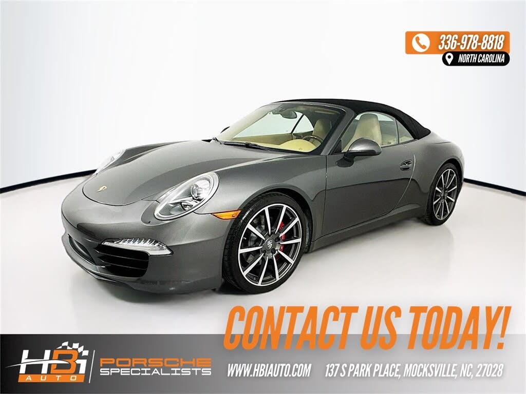 2013 Porsche 911 Carrera S Cabriolet RWD