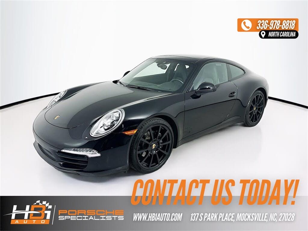 2016 Porsche 911 Carrera Black Edition Coupe RWD