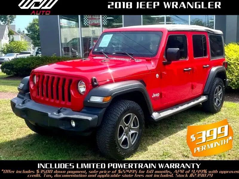 2018 Jeep Wrangler Unlimited Sport S 4WD