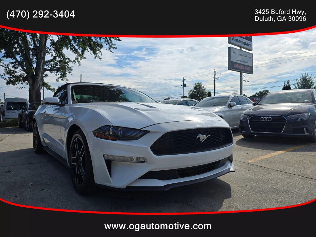 2020 Ford Mustang EcoBoost Premium Convertible RWD