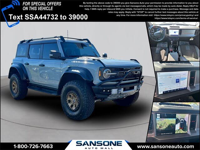 2023 Ford Bronco Raptor 4WD