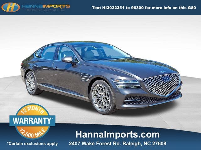 2022 Genesis G80 2.5T RWD