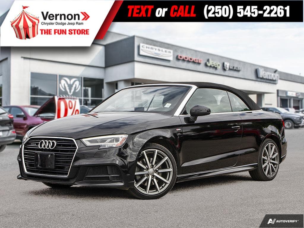 2017 Audi A3 2.0T quattro Technik Cabriolet AWD