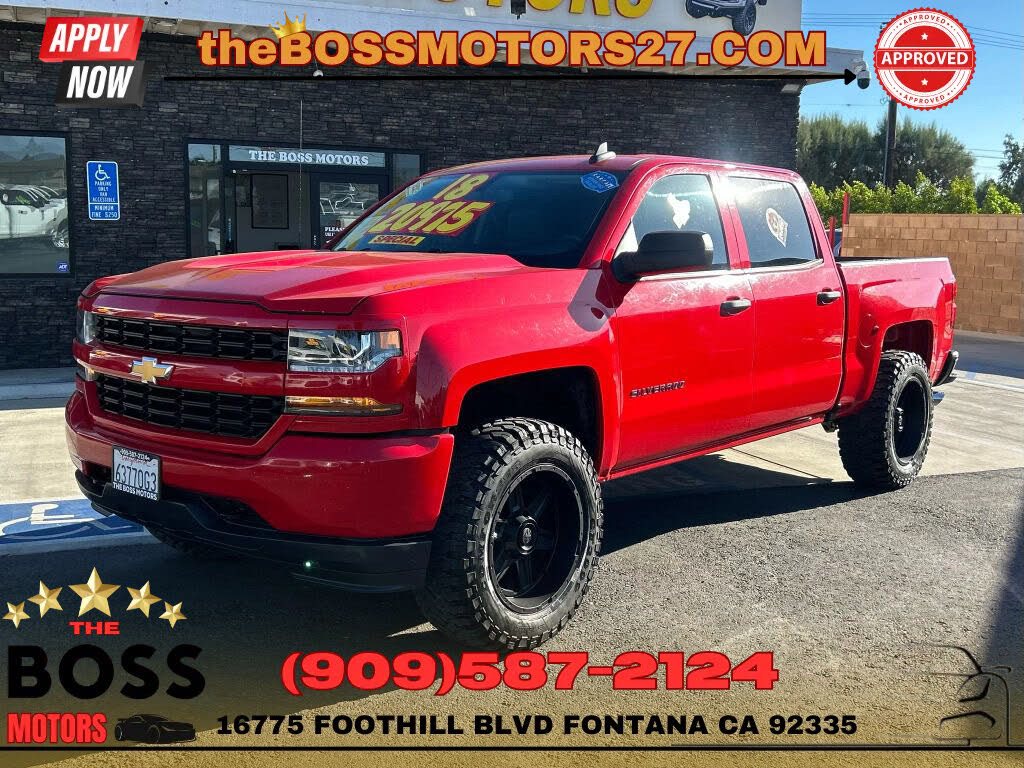 2018 Chevrolet Silverado 1500 Custom Crew Cab RWD