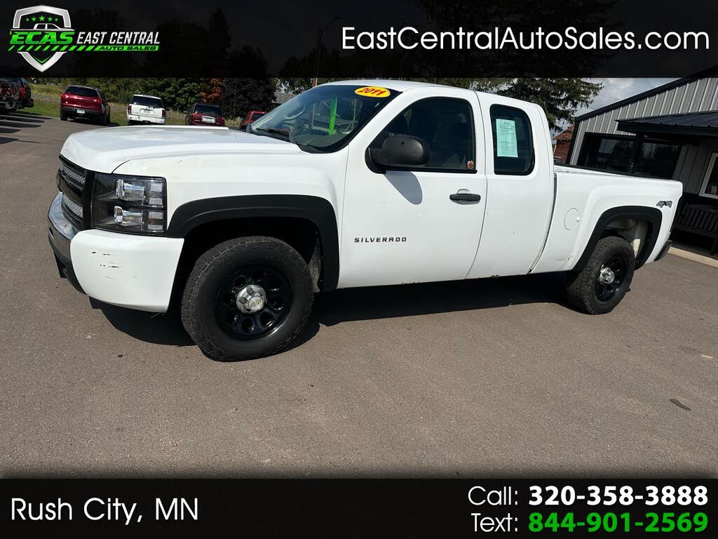 2011 Chevrolet Silverado 1500 Work Truck Extended Cab 4WD