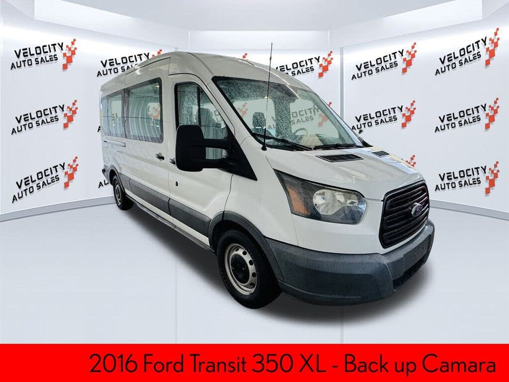 2016 Ford Transit Passenger 350 XL Medium Roof LWB RWD with Sliding Passenger-Side Door