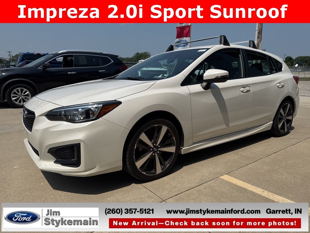 2019 Subaru Impreza 2.0i Sport Hatchback AWD with EyeSight Package