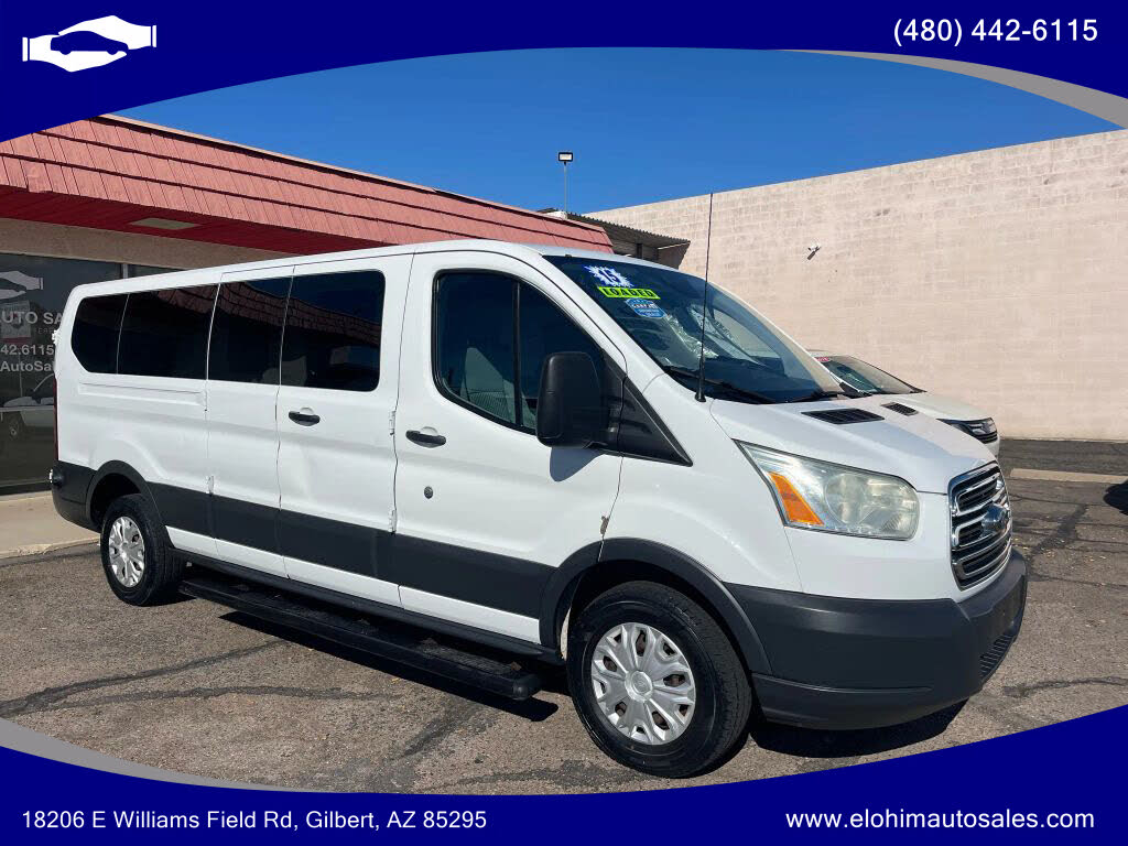2015 Ford Transit Passenger 350 XLT Low Roof LWB RWD with 60/40 Passenger-Side Doors