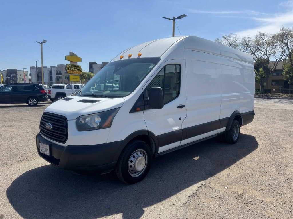 2015 Ford Transit Cargo 350 HD 3dr LWB High Roof Extended DRW with Sliding Passenger Side Door and 9950 Lb. GVWR