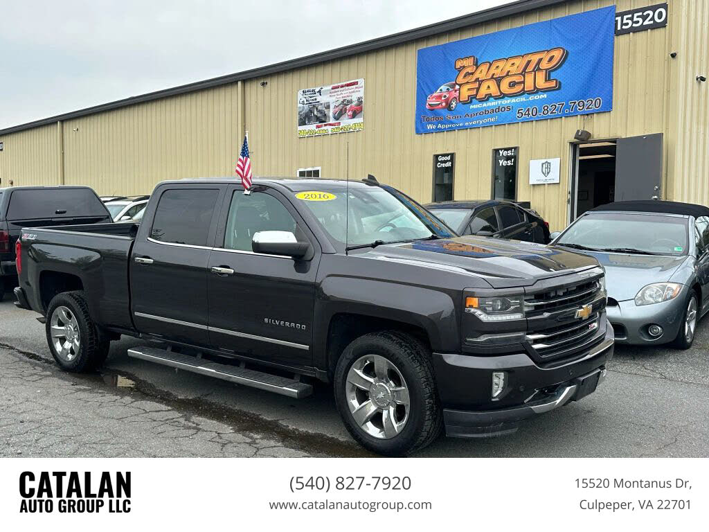 2016 Chevrolet Silverado 1500 LTZ Z71 Crew Cab 4WD