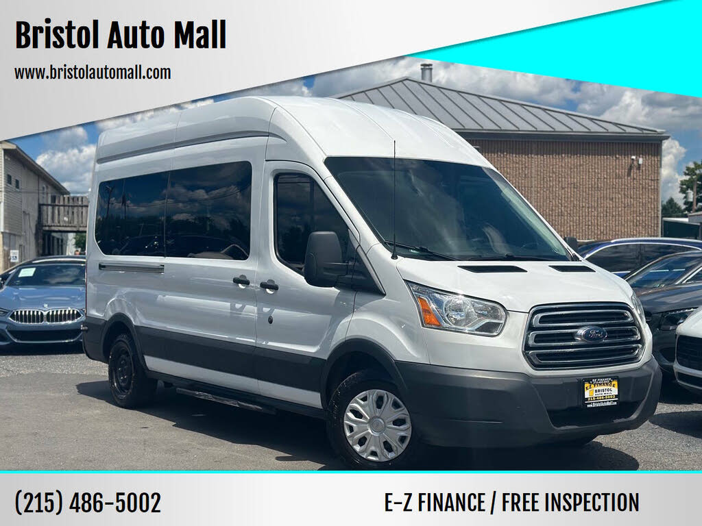 2019 Ford Transit Passenger 350 XLT High Roof LWB RWD with Sliding Passenger-Side Door