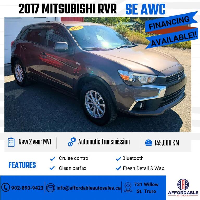 2017 Mitsubishi RVR SE 4WD