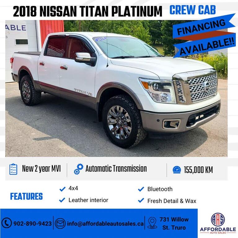 Nissan Titan Platinum Reserve Crew Cab 4WD 2018