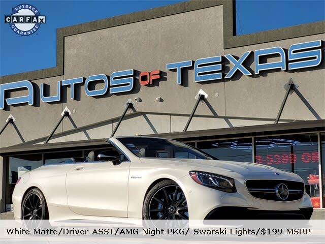 2017 Mercedes-Benz S-Class AMG S 63 Convertible 4MATIC