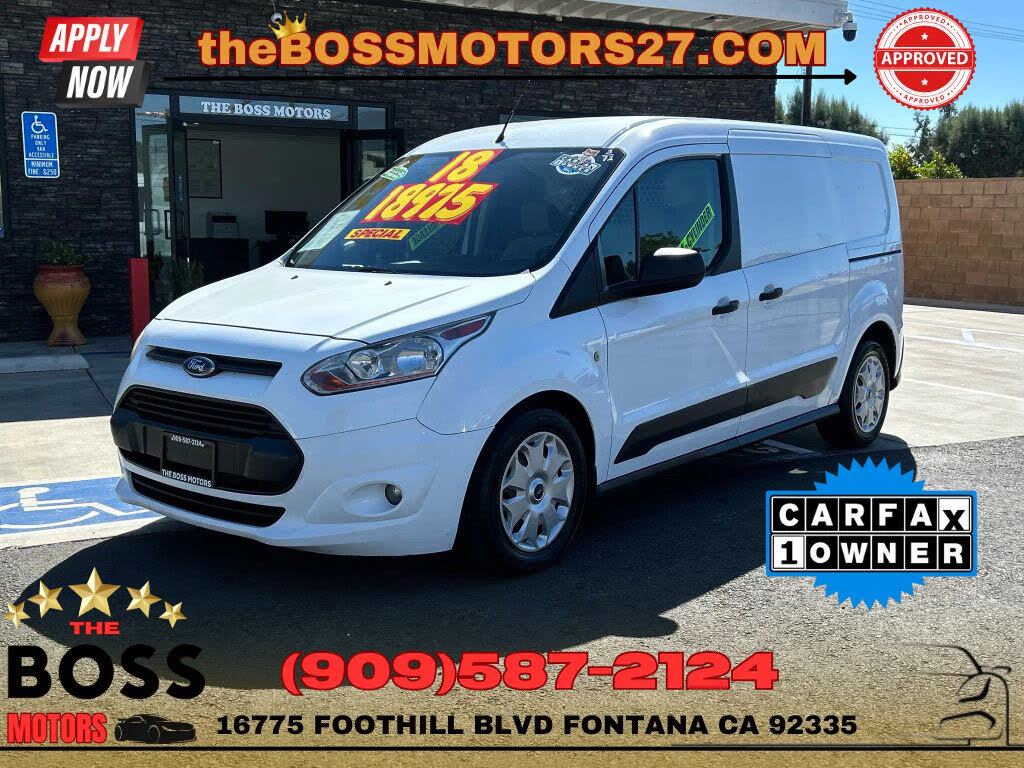 2018 Ford Transit Connect Cargo XLT LWB FWD with Rear Cargo Doors