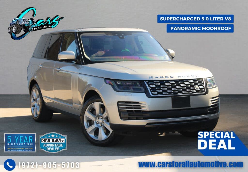 2018 Land Rover Range Rover V8 Supercharged 4WD