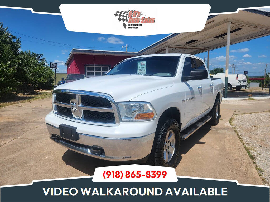 2012 RAM 1500 SLT Crew Cab 4WD