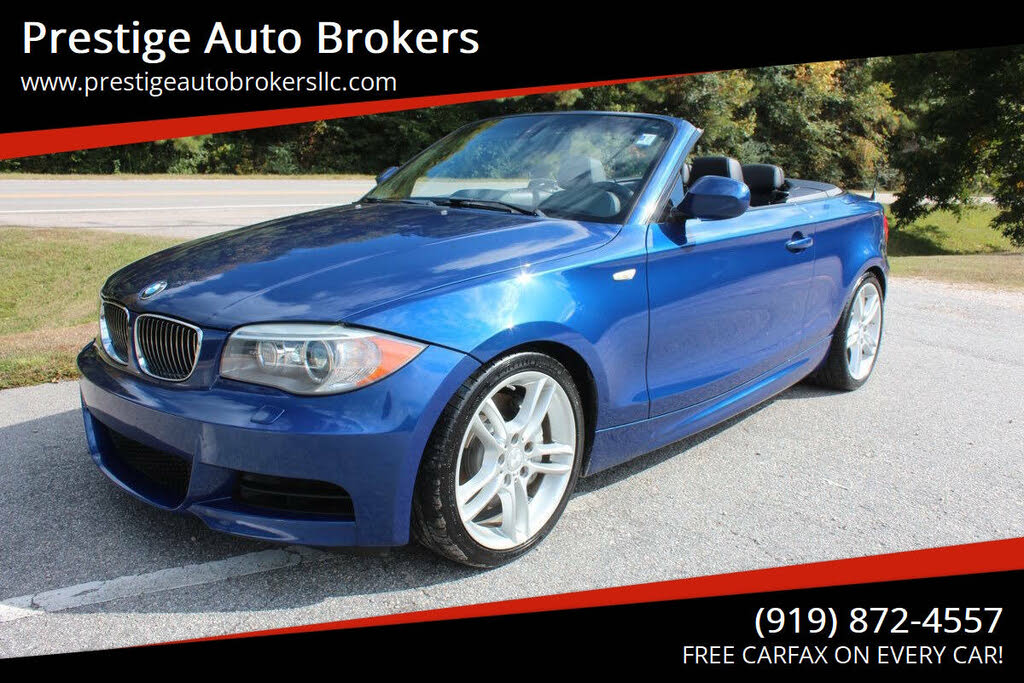2012 BMW 1 Series 135i Convertible RWD