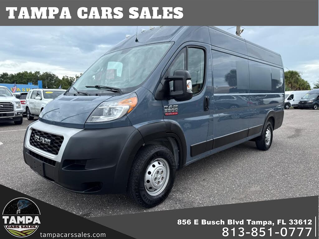 2021 RAM ProMaster 3500 159 High Roof Extended Cargo Van FWD