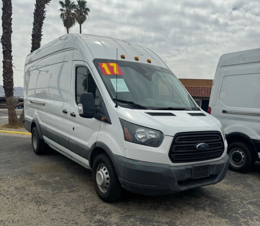 2017 Ford Transit Cargo 350 HD 3dr LWB High Roof DRW Extended Cargo Van with Sliding Passenger Side Door and 10360 Lb. GVWR