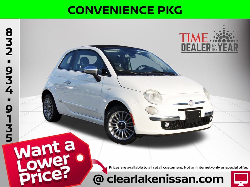 2012 FIAT 500 Lounge Convertible