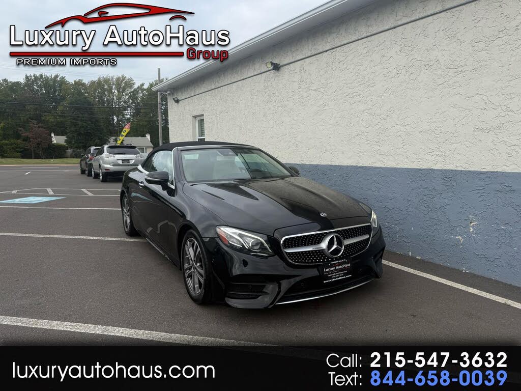 2018 Mercedes-Benz E-Class E 400 4MATIC Cabriolet AWD