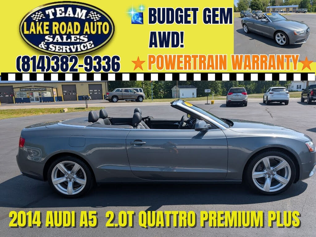 2014 Audi A5 2.0T quattro Premium Plus Cabriolet AWD