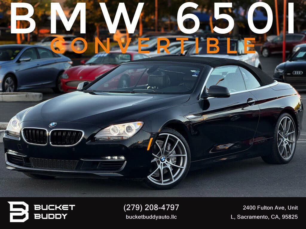 2012 BMW 6 Series 650i Convertible RWD
