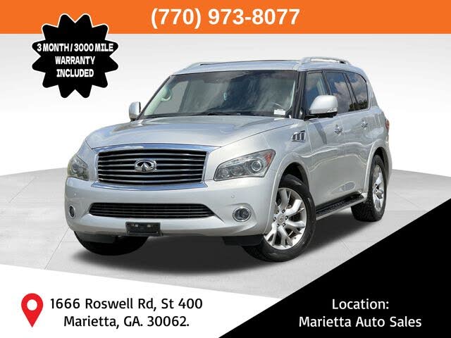 2011 INFINITI QX56 4WD with Split Bench Seat Package