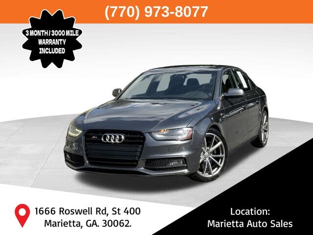 2015 Audi S4 3.0T quattro Premium Plus Sedan AWD